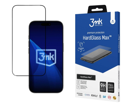 Folia / szkło na smartfon 3mk HardGlass Max Black do iPhone Air